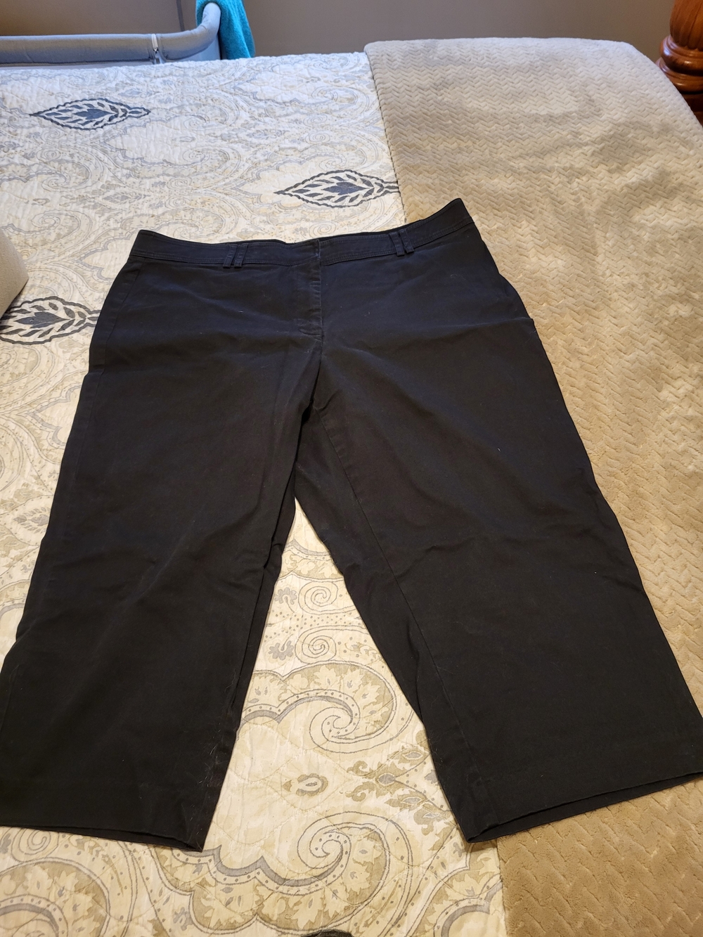 Briggs New York Women's Black Capris